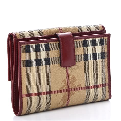 burberry wallet red